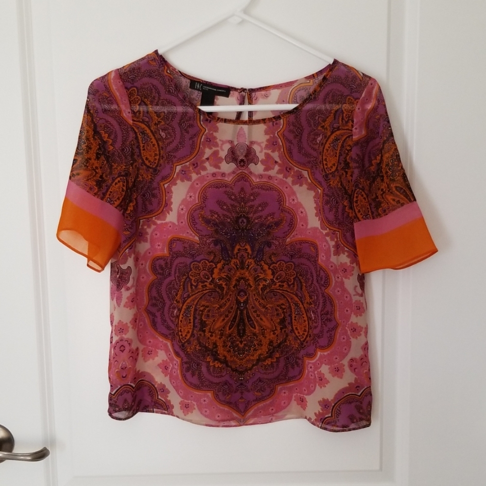 INC sheer top